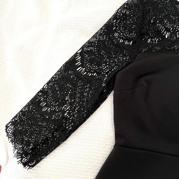 Express Size 6 lace Black body on dress - Picture 5 of 5